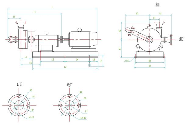 ZNB系列壓濾機專用入料泵 ZNB系列壓濾機專用入料泵